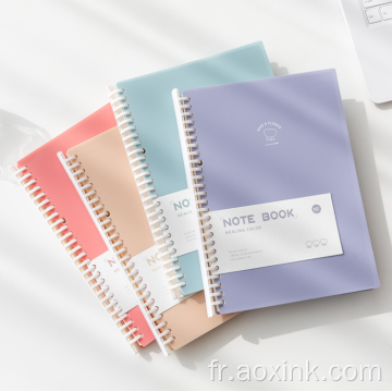Hot Selling Line A5 / B5 Spiral Notebook Journal Notebook Bobine-bobine